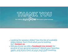 Tablet Screenshot of digitalnowconference.com